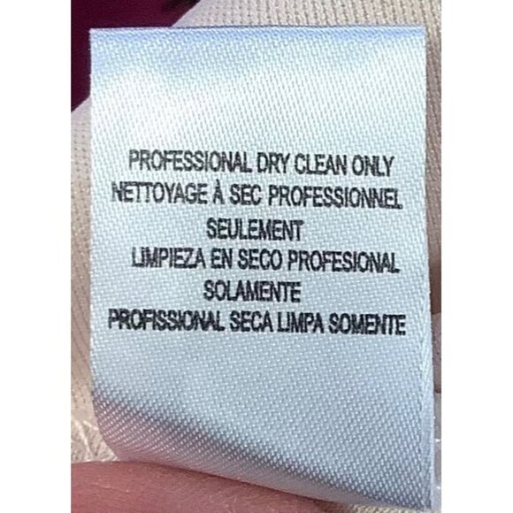 City Triangles Ivory Lace Floral Applique High-Low Sleeveless Dress Size 4 - Picture 8 of 8